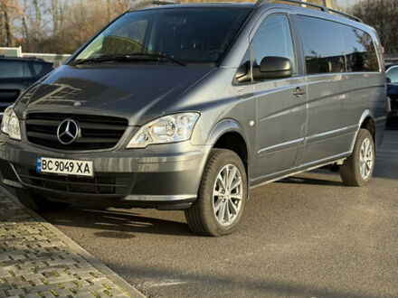 Серый Мерседес Вито, объемом двигателя 2.14 л и пробегом 263 тыс. км за 17300 $, фото 1 на Automoto.ua