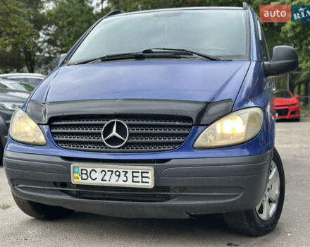 Синий Мерседес Вито, объемом двигателя 2.15 л и пробегом 300 тыс. км за 4550 $, фото 2 на Automoto.ua