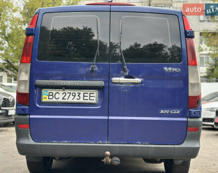 Синий Мерседес Вито, объемом двигателя 2.15 л и пробегом 300 тыс. км за 4550 $, фото 6 на Automoto.ua