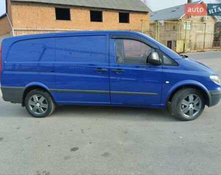 Синий Мерседес Вито, объемом двигателя 2.2 л и пробегом 435 тыс. км за 7200 $, фото 4 на Automoto.ua