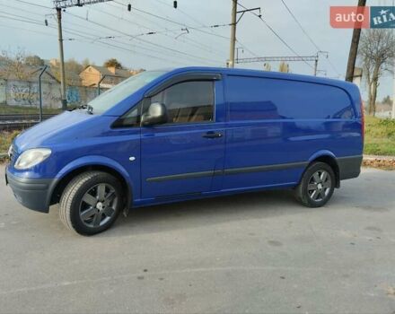 Синий Мерседес Вито, объемом двигателя 2.2 л и пробегом 435 тыс. км за 7200 $, фото 1 на Automoto.ua