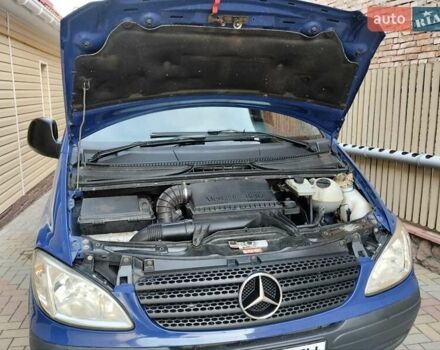 Синий Мерседес Вито, объемом двигателя 2.2 л и пробегом 435 тыс. км за 7200 $, фото 9 на Automoto.ua