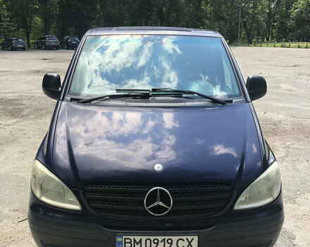 Синий Мерседес Вито, объемом двигателя 2.15 л и пробегом 336 тыс. км за 7999 $, фото 6 на Automoto.ua