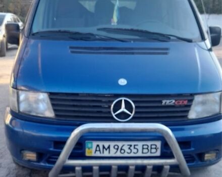 Мерседес Вито 2001 в Житомире на Automoto.ua Синий Мерседес Вито, объемом двигателя 2.1 л и пробегом 354 тыс. км за 4300 $, фото 2 на Automoto.ua