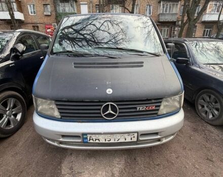Синий Мерседес Вито, объемом двигателя 2.2 л и пробегом 400 тыс. км за 2800 $, фото 1 на Automoto.ua