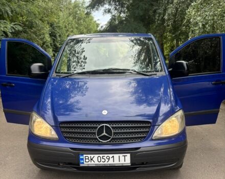 Синий Мерседес Вито, объемом двигателя 2.1 л и пробегом 337 тыс. км за 5200 $, фото 11 на Automoto.ua
