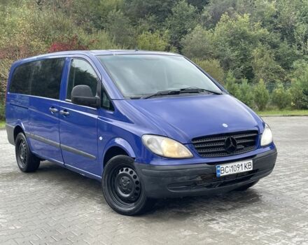Синий Мерседес Вито, объемом двигателя 2.2 л и пробегом 300 тыс. км за 5800 $, фото 2 на Automoto.ua
