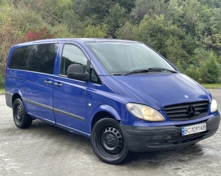 Синий Мерседес Вито, объемом двигателя 2.2 л и пробегом 300 тыс. км за 5800 $, фото 5 на Automoto.ua