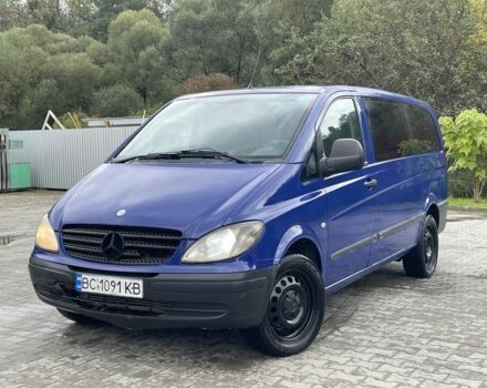 Синий Мерседес Вито, объемом двигателя 2.2 л и пробегом 300 тыс. км за 5800 $, фото 21 на Automoto.ua