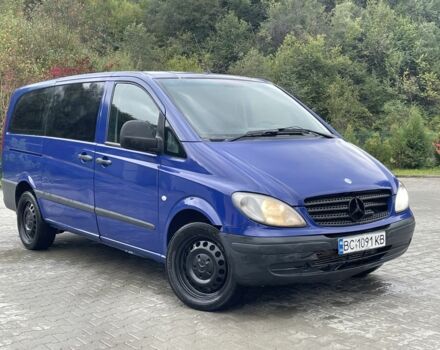 Синий Мерседес Вито, объемом двигателя 2.2 л и пробегом 300 тыс. км за 5800 $, фото 3 на Automoto.ua