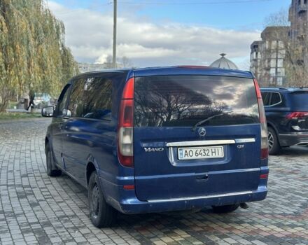 Синий Мерседес Вито, объемом двигателя 2.1 л и пробегом 400 тыс. км за 6350 $, фото 4 на Automoto.ua