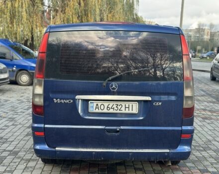 Синий Мерседес Вито, объемом двигателя 2.1 л и пробегом 400 тыс. км за 6350 $, фото 3 на Automoto.ua