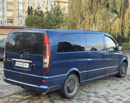Синий Мерседес Вито, объемом двигателя 2.1 л и пробегом 400 тыс. км за 6350 $, фото 2 на Automoto.ua