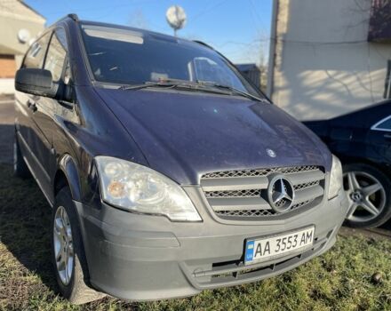 Синий Мерседес Вито, объемом двигателя 2.1 л и пробегом 350 тыс. км за 9500 $, фото 2 на Automoto.ua