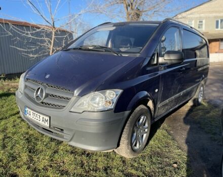 Синий Мерседес Вито, объемом двигателя 2.1 л и пробегом 350 тыс. км за 9500 $, фото 1 на Automoto.ua