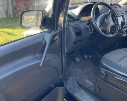 Синий Мерседес Вито, объемом двигателя 2.1 л и пробегом 350 тыс. км за 9500 $, фото 5 на Automoto.ua