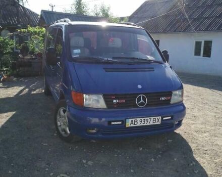 Синий Мерседес Вито, объемом двигателя 2.2 л и пробегом 330 тыс. км за 5300 $, фото 1 на Automoto.ua