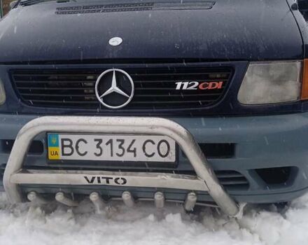 Синій Мерседес Віто, об'ємом двигуна 2.2 л та пробігом 245 тис. км за 4500 $, фото 3 на Automoto.ua
