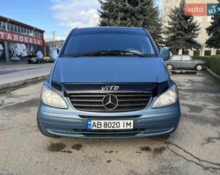 Синий Мерседес Вито, объемом двигателя 2.15 л и пробегом 463 тыс. км за 7500 $, фото 1 на Automoto.ua