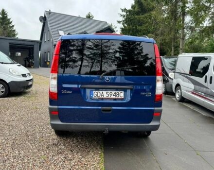 Синий Мерседес Вито, объемом двигателя 2.2 л и пробегом 267 тыс. км за 3900 $, фото 1 на Automoto.ua