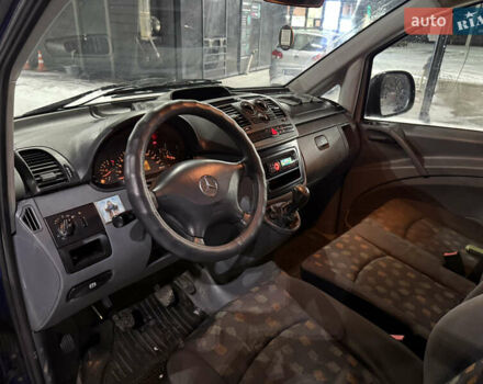 Синий Мерседес Вито, объемом двигателя 2.15 л и пробегом 293 тыс. км за 5500 $, фото 11 на Automoto.ua