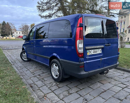 Синий Мерседес Вито, объемом двигателя 2.15 л и пробегом 291 тыс. км за 5199 $, фото 2 на Automoto.ua