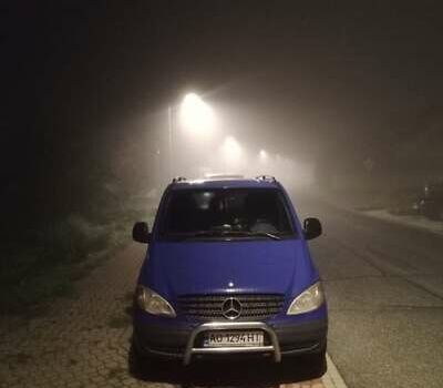 Синий Мерседес Вито, объемом двигателя 2.2 л и пробегом 450 тыс. км за 6000 $, фото 7 на Automoto.ua