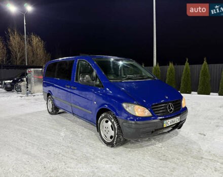 Синий Мерседес Вито, объемом двигателя 2.15 л и пробегом 293 тыс. км за 5500 $, фото 8 на Automoto.ua