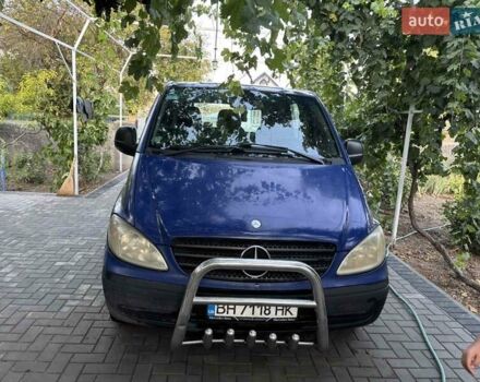 Синий Мерседес Вито, объемом двигателя 2.15 л и пробегом 300 тыс. км за 7000 $, фото 1 на Automoto.ua