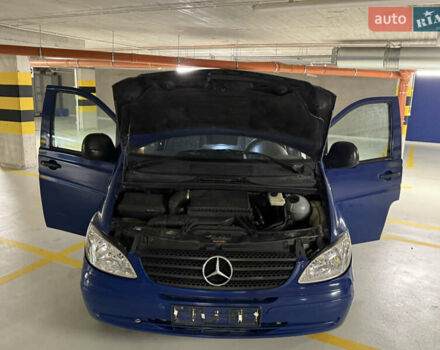 Синий Мерседес Вито, объемом двигателя 2.2 л и пробегом 309 тыс. км за 4800 $, фото 3 на Automoto.ua