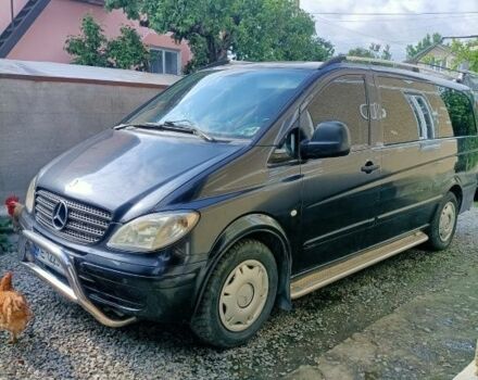 Синий Мерседес Вито, объемом двигателя 2.1 л и пробегом 223 тыс. км за 10000 $, фото 1 на Automoto.ua