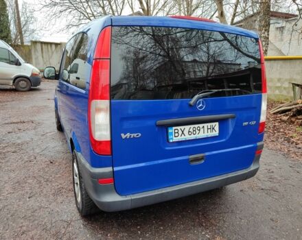 Синий Мерседес Вито, объемом двигателя 2.1 л и пробегом 273 тыс. км за 9300 $, фото 3 на Automoto.ua