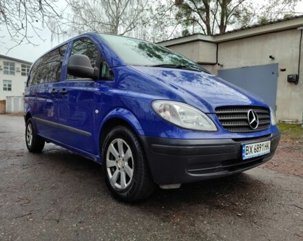 Синий Мерседес Вито, объемом двигателя 2.1 л и пробегом 273 тыс. км за 9300 $, фото 5 на Automoto.ua