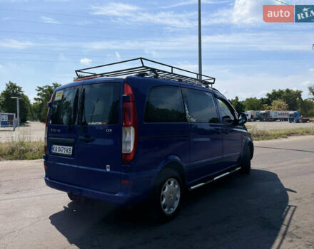 Синий Мерседес Вито, объемом двигателя 2.15 л и пробегом 420 тыс. км за 7500 $, фото 3 на Automoto.ua