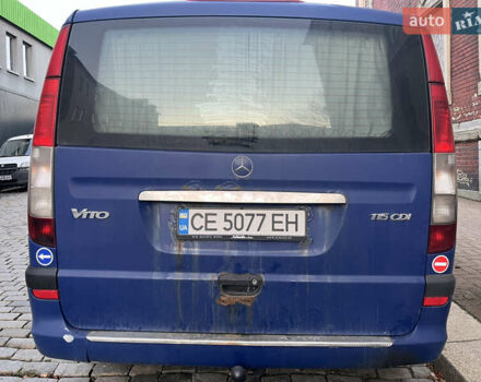 Синий Мерседес Вито, объемом двигателя 2.2 л и пробегом 450 тыс. км за 4633 $, фото 7 на Automoto.ua