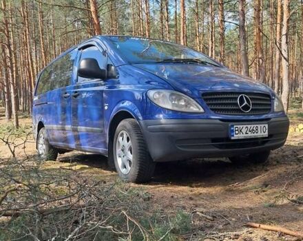Синий Мерседес Вито, объемом двигателя 2.15 л и пробегом 390 тыс. км за 5500 $, фото 3 на Automoto.ua