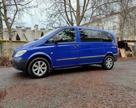 Синий Мерседес Вито, объемом двигателя 2.1 л и пробегом 273 тыс. км за 9300 $, фото 2 на Automoto.ua