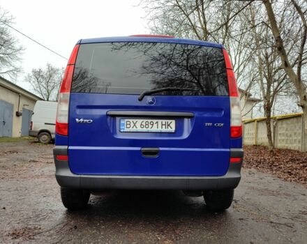 Синий Мерседес Вито, объемом двигателя 2.1 л и пробегом 273 тыс. км за 9300 $, фото 4 на Automoto.ua