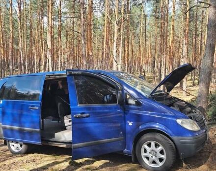 Синий Мерседес Вито, объемом двигателя 2.15 л и пробегом 390 тыс. км за 5500 $, фото 13 на Automoto.ua