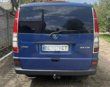 Синий Мерседес Вито, объемом двигателя 2.15 л и пробегом 450 тыс. км за 8000 $, фото 1 на Automoto.ua