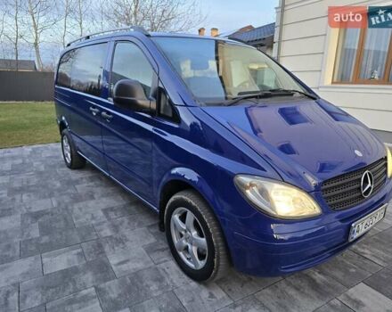 Синий Мерседес Вито, объемом двигателя 2.15 л и пробегом 244 тыс. км за 6950 $, фото 3 на Automoto.ua