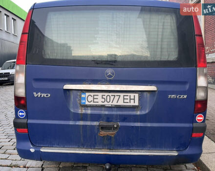 Синий Мерседес Вито, объемом двигателя 2.2 л и пробегом 450 тыс. км за 4633 $, фото 6 на Automoto.ua