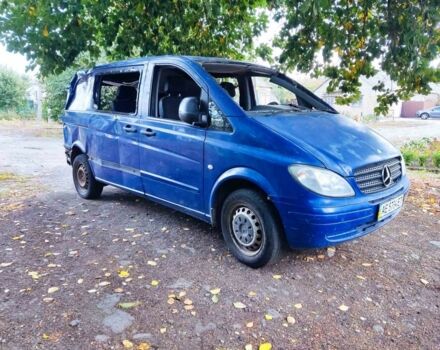 Синий Мерседес Вито, объемом двигателя 2.2 л и пробегом 270 тыс. км за 2500 $, фото 1 на Automoto.ua