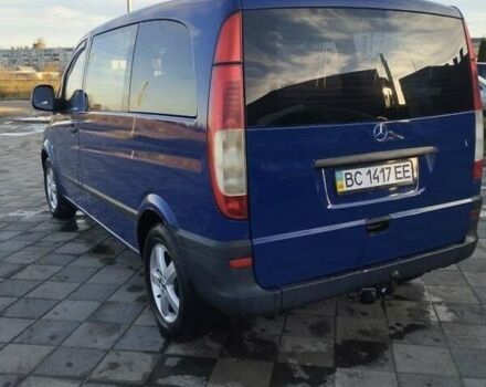 Синий Мерседес Вито, объемом двигателя 2.1 л и пробегом 285 тыс. км за 6500 $, фото 3 на Automoto.ua