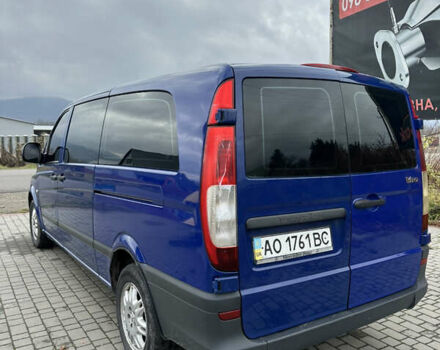Синий Мерседес Вито, объемом двигателя 2.2 л и пробегом 294 тыс. км за 6500 $, фото 3 на Automoto.ua