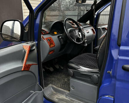 Синий Мерседес Вито, объемом двигателя 2.15 л и пробегом 367 тыс. км за 13000 $, фото 24 на Automoto.ua