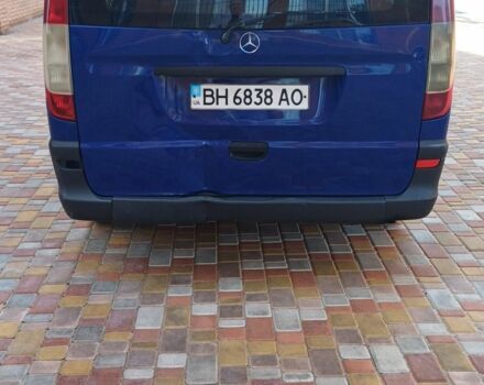 Синий Мерседес Вито, объемом двигателя 2.1 л и пробегом 347 тыс. км за 9999 $, фото 2 на Automoto.ua