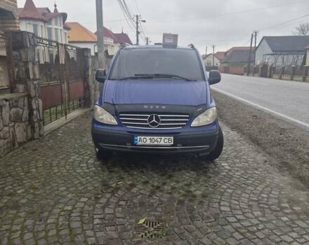 Синий Мерседес Вито, объемом двигателя 2.1 л и пробегом 496 тыс. км за 7800 $, фото 4 на Automoto.ua