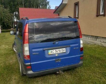 Синий Мерседес Вито, объемом двигателя 2.1 л и пробегом 450 тыс. км за 7300 $, фото 3 на Automoto.ua