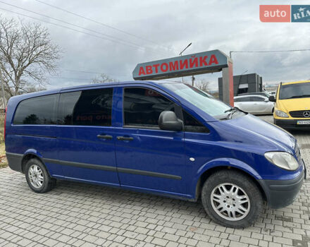 Синий Мерседес Вито, объемом двигателя 2.2 л и пробегом 294 тыс. км за 6500 $, фото 5 на Automoto.ua